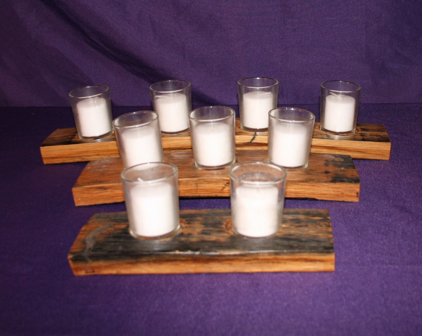 Partial Stave Candle Holder