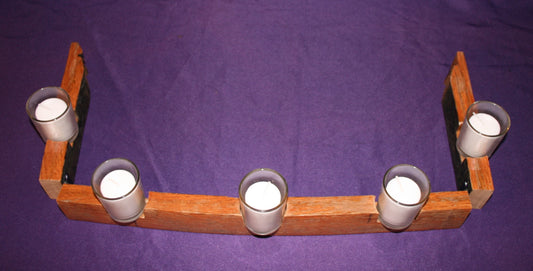 Folding Stave Candle Holder