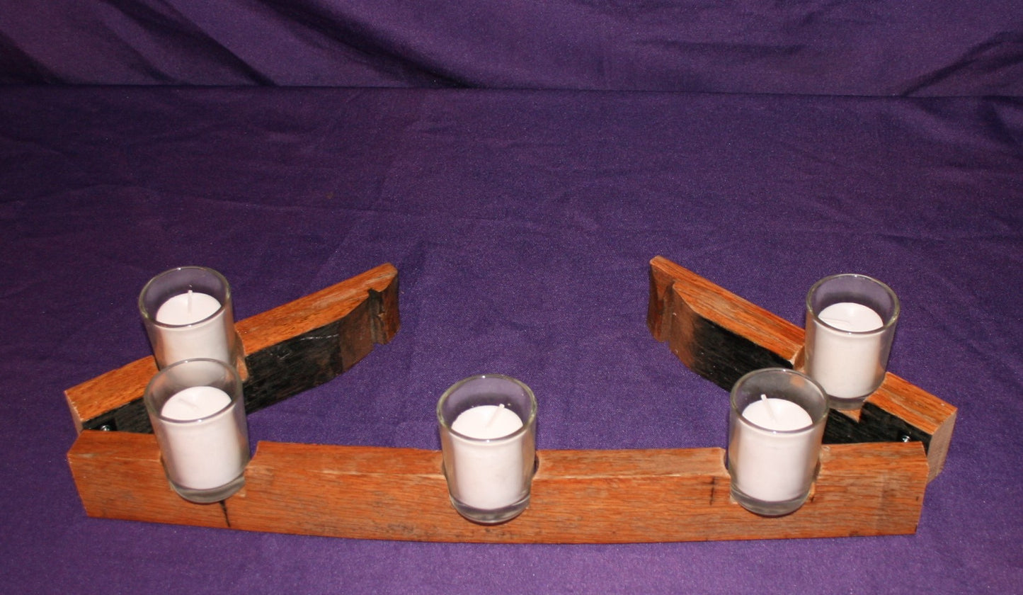 Folding Stave Candle Holder