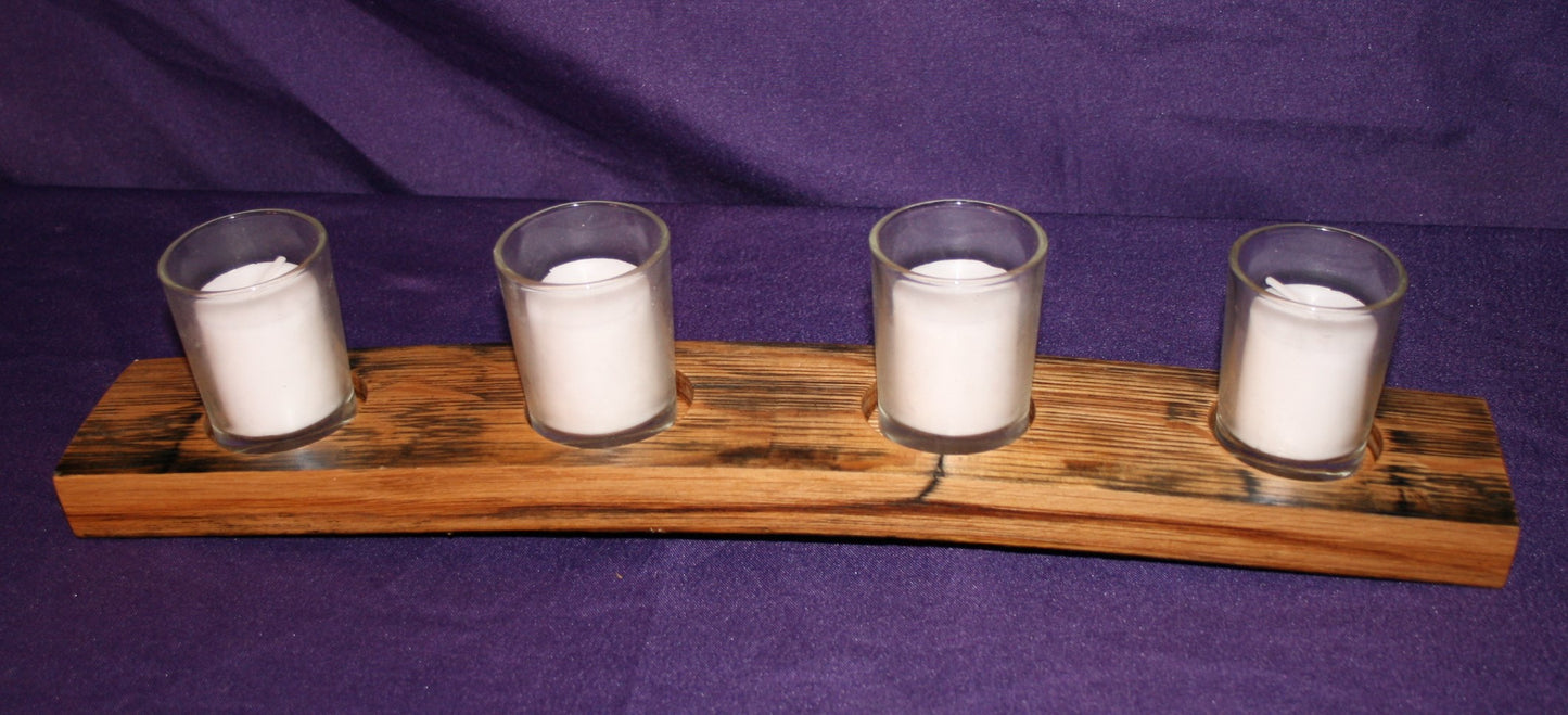 Partial Stave Candle Holder