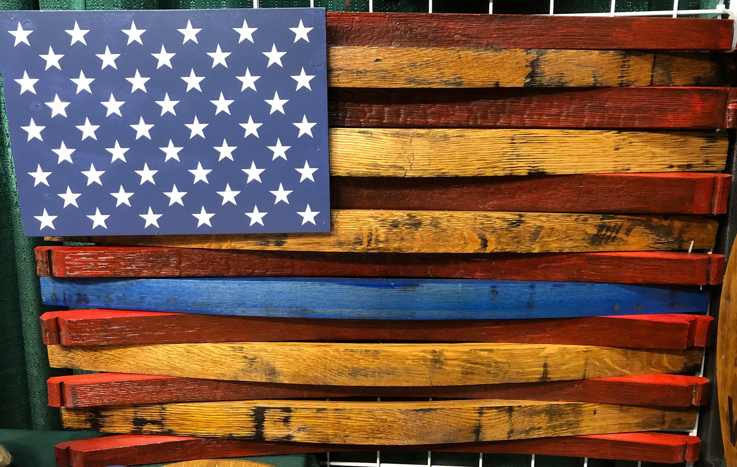 Barrel Stave American Flag