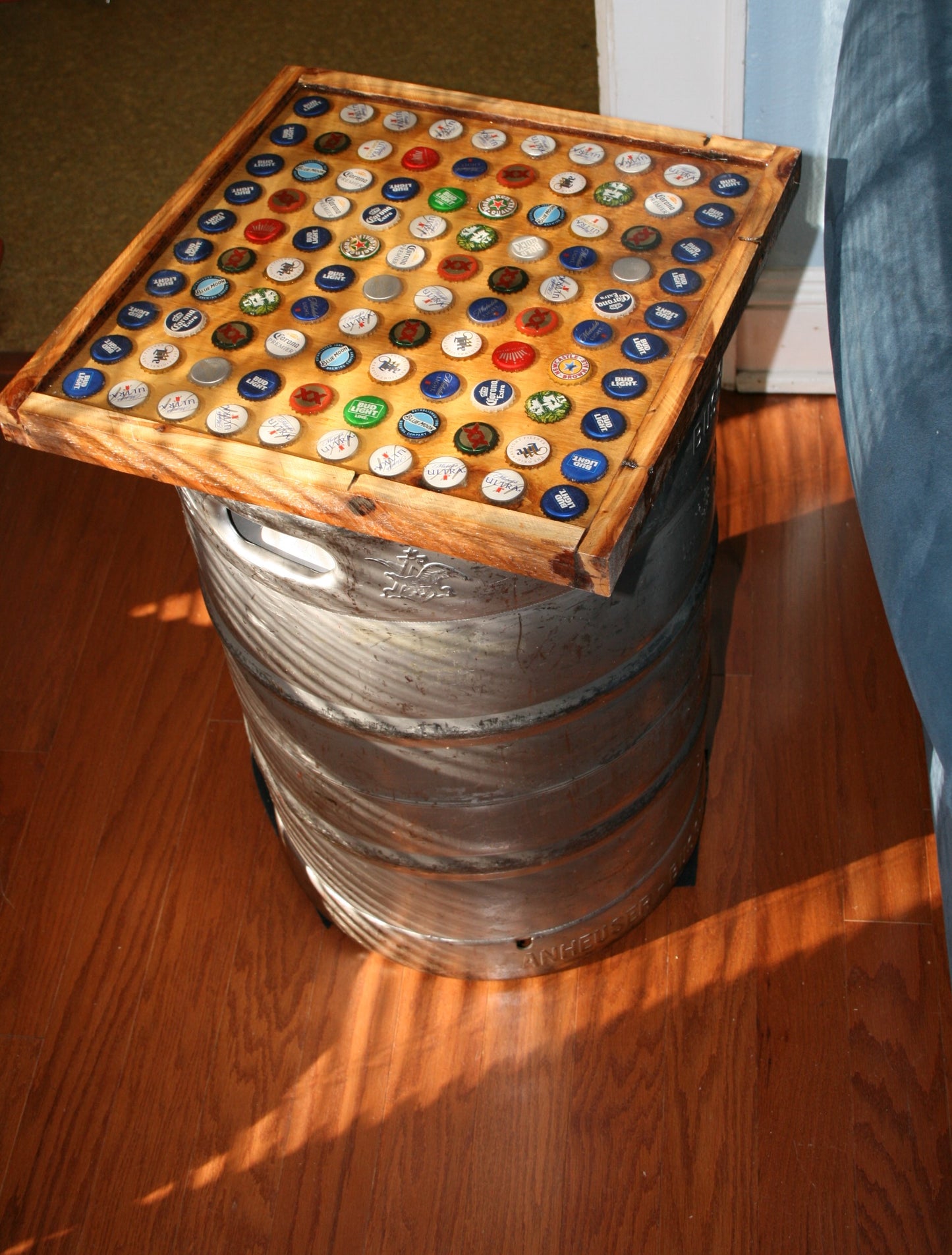 Beer Keg End Table